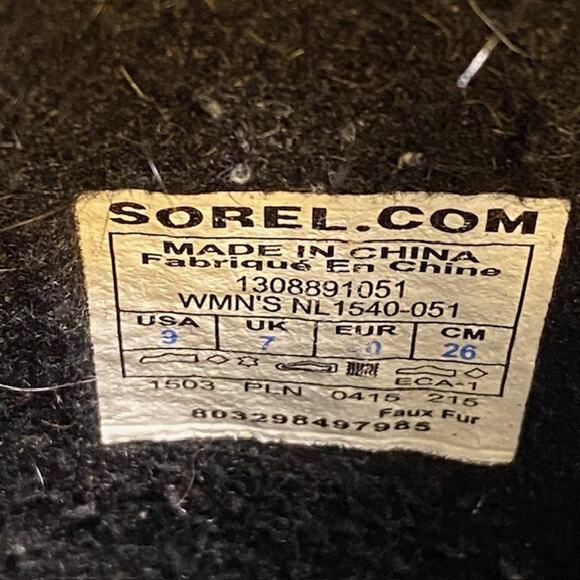 Sorel Joan of Arctic Snow Boot Womens 9 Brown Suede Lace Up Waterproof Winter - Picture 9 of 10